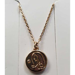 🎄3 for $20🎄 NWOT 18" Virgo Constellation  Necklace, Gold-Tone